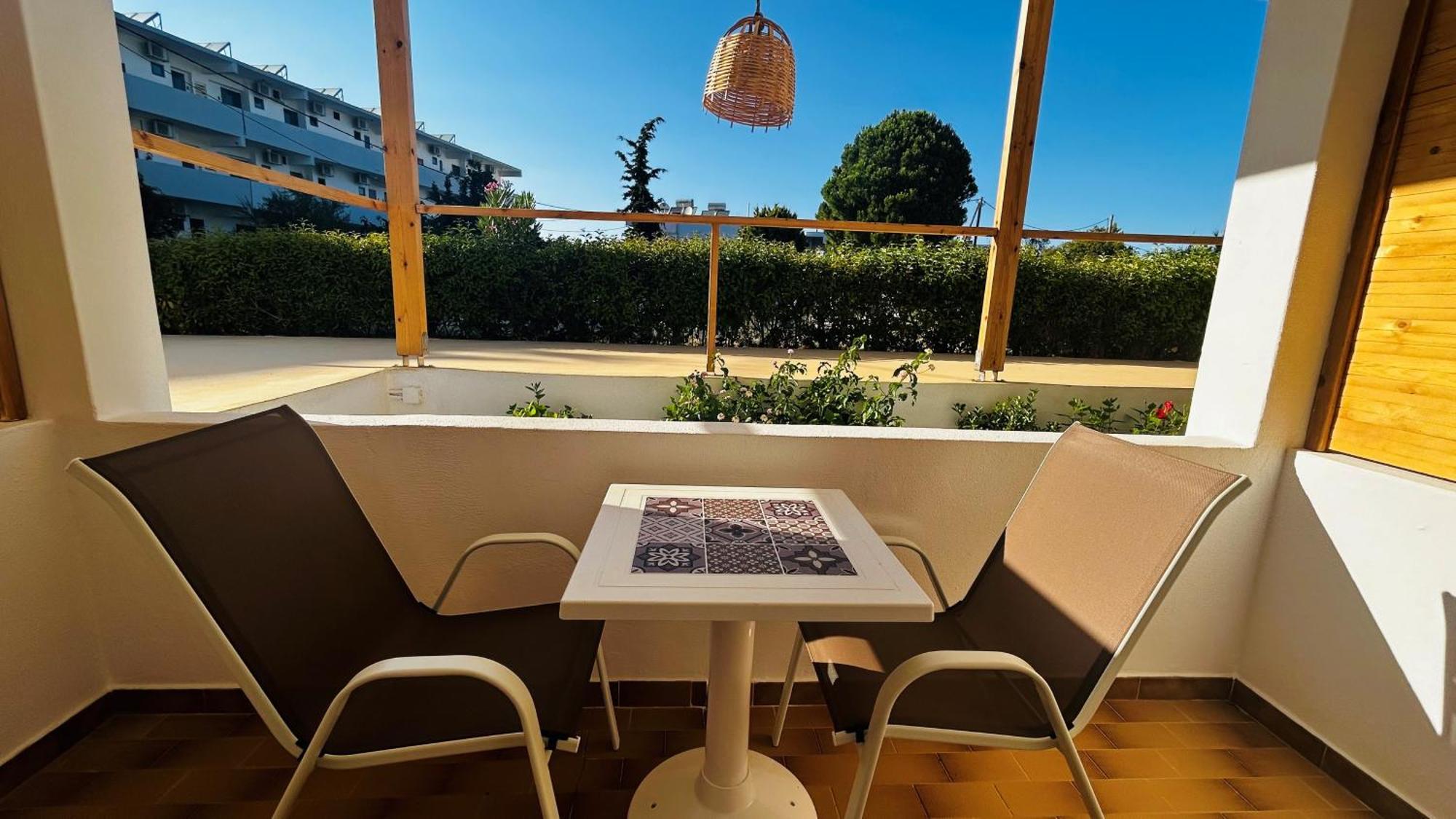 Angelos Studios 1-2 In Faliraki Rhodes-Ground Floor エクステリア 写真