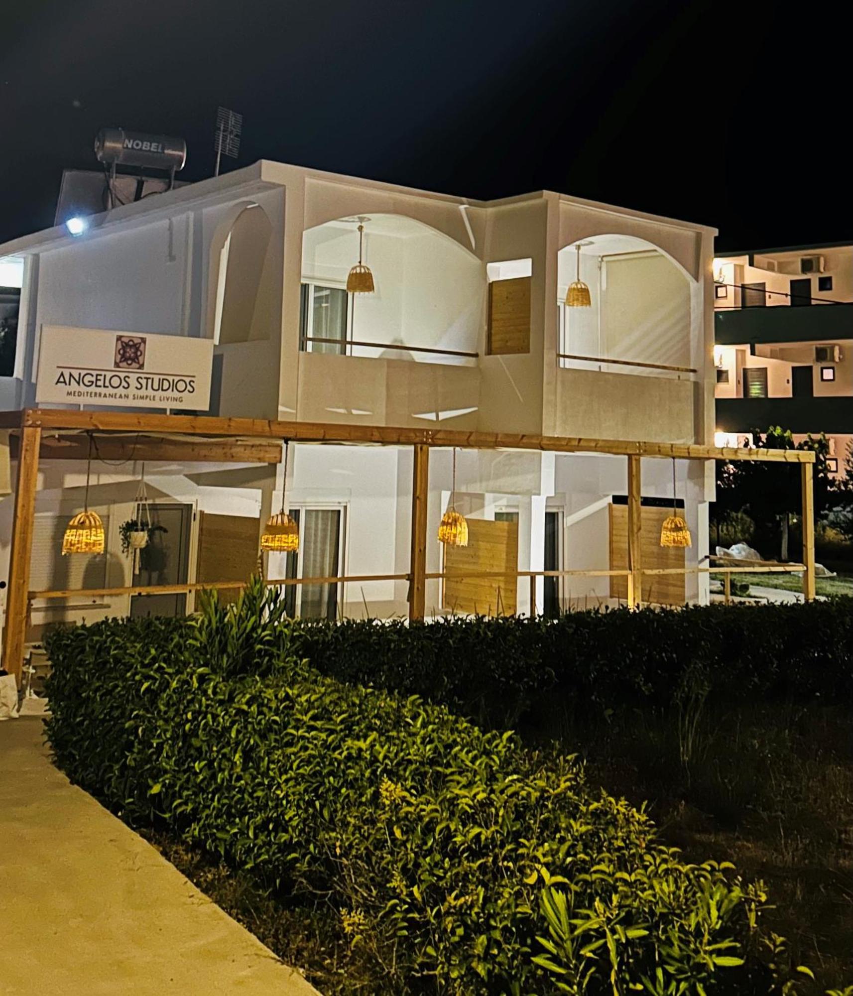 Angelos Studios 1-2 In Faliraki Rhodes-Ground Floor エクステリア 写真
