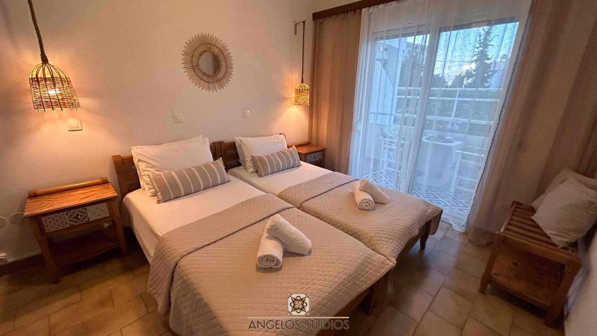 Angelos Studios 1-2 In Faliraki Rhodes-Ground Floor エクステリア 写真