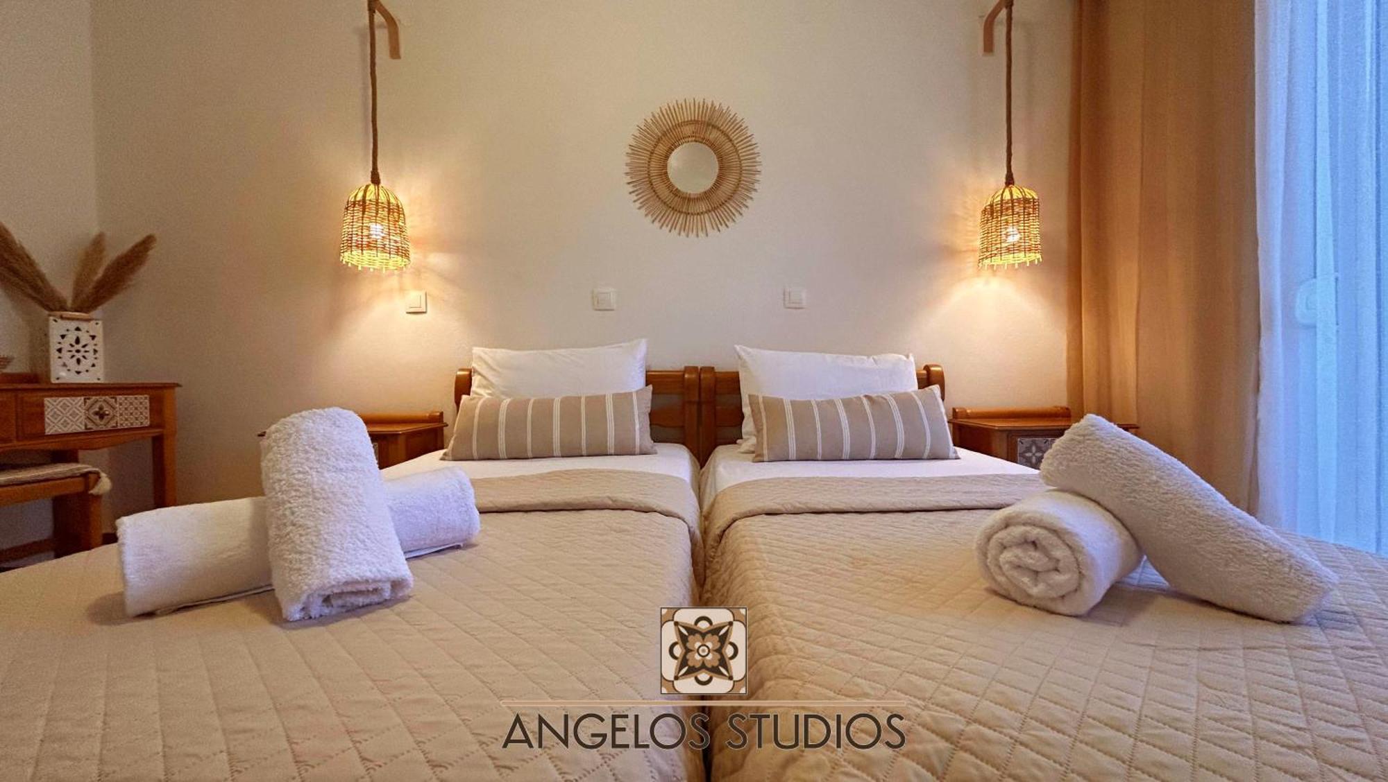 Angelos Studios 1-2 In Faliraki Rhodes-Ground Floor エクステリア 写真
